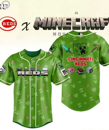 Exclusive Cincinnati Reds X Minecraft Jersey - Limited Edition Gamer Gear For Fans!