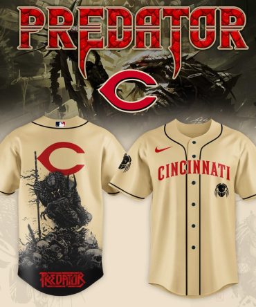 Predator Baseball Jersey - Cincinnati Theme, Unique Design, Limited Edition