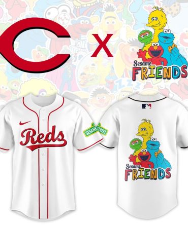 Limited Edition Reds X Sesame Street Jersey – Fun & Stylish Fan Gear!