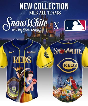 Limited Edition Snow White X Mlb Reds Jersey – Unique Disney Baseball Apparel