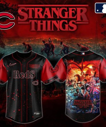 Stranger Things X Mlb Reds Jersey - Limited Edition Fan Gear