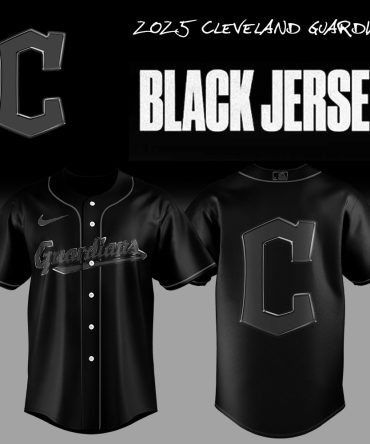 2025 Cleveland Guardians Black Jersey – Limited Edition Fan Gear