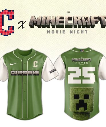 Minecraft Guardians Jersey - Limited Edition Movie Night Baseball Shirt
