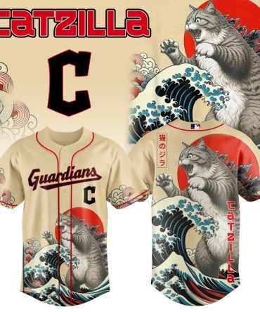 Epic Catzilla Guardians Baseball Jersey – Unique Design For Cat Lovers!