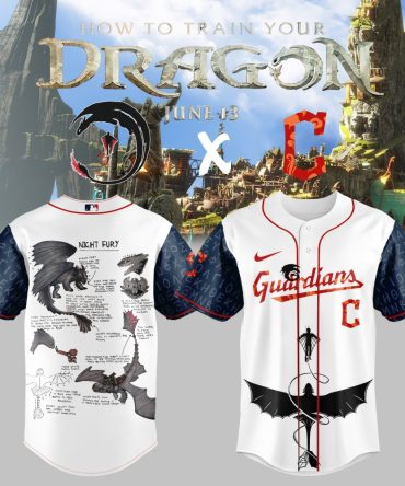 Exclusive Night Fury Guardians Baseball Jersey - How To Train Your Dragon Fan Gear