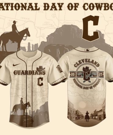 Cleveland Guardians Cowboy Day Jersey - Limited Edition 2025 Western Style Athletic Wear