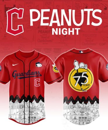 Peanuts Night Limited Edition Guardians Jersey - Celebrate 75 Years With Snoopy & Charlie Brown!