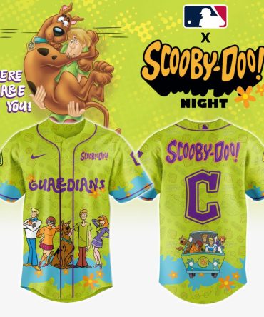 Limited Edition Scooby-Doo X Mlb Guardians Jersey – Vibrant Cartoon Design, Perfect For Fans!
