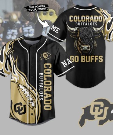 Customizable Colorado Buffaloes Jersey - Personalized Name & Number, Go Buffs Fan Gear