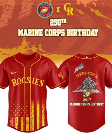 Limited Edition Marine Corps 250Th Anniversary Rockies Jersey - Celebrate With Pride!