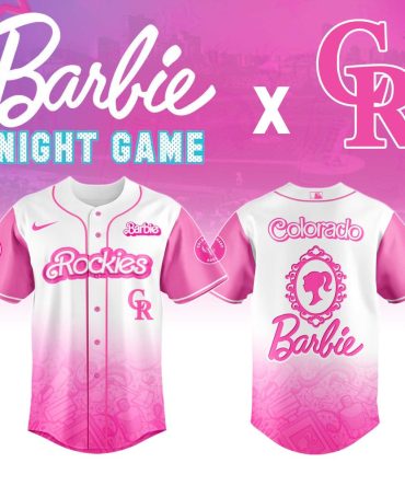 Limited Edition Barbie X Colorado Rockies Pink Jersey – Celebrate In Style!