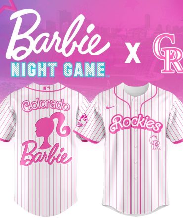 Limited Edition Barbie X Rockies Jersey – Perfect For Fans & Collectors!
