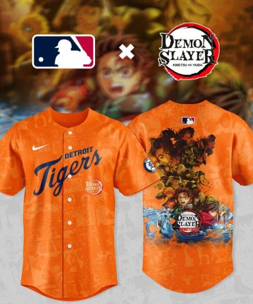 Exclusive Detroit Tigers X Demon Slayer Jersey - Limited Edition Mlb Anime Crossover