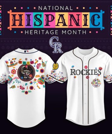 Celebrate Hispanic Heritage Month With Rockies Limited Edition Jersey – Vibrant Design, Perfect For Fans!