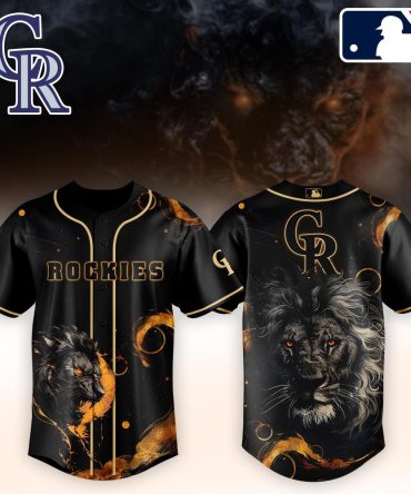 Limited Edition Rockies Jersey: Fierce Lion Design – Perfect For Fans & Collectors!