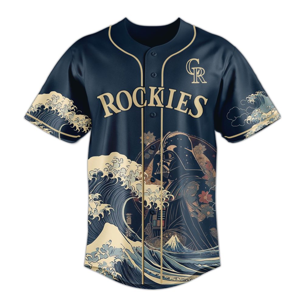 Limited Edition Rockies Samurai Baseball Jersey - Unique Graphic Design, Perfect Gift! - Image 2