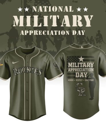 Rockies Military Appreciation Day Jersey - Honor & Gratitude Edition, Limited Release
