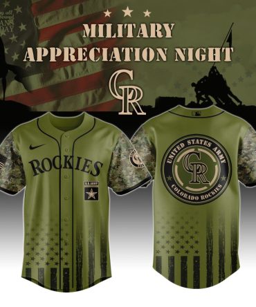 Limited Edition Rockies Military Appreciation Jersey – Honor Veterans With Style!