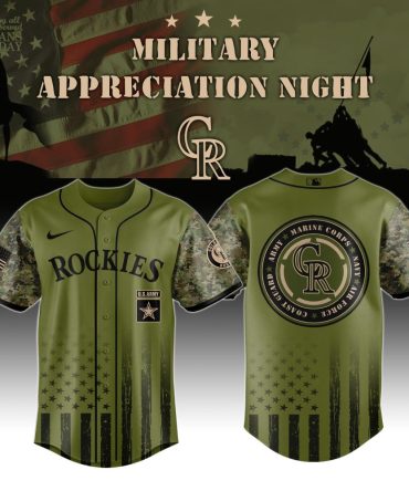 Limited Edition Military Appreciation Night Rockies Jersey - Honor Veterans With Style