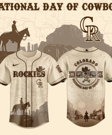 Celebrate Western Spirit: National Day Of The Cowboy Jersey - Limited Edition Rockies Gear