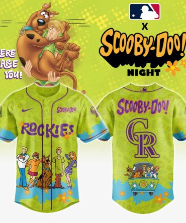 Scooby-Doo Mlb Rockies Jersey – Limited Edition Fan Gear For Game Night Fun!