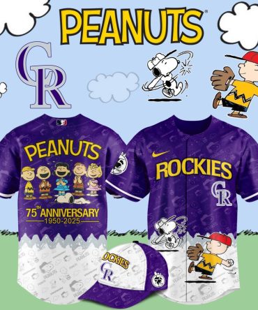 Peanuts 75Th Anniversary Rockies Jersey – Celebrate In Style!