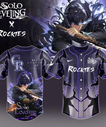 Solo Leveling X Rockies Limited Edition Anime Jersey – Stylish, Unique, Premium Quality