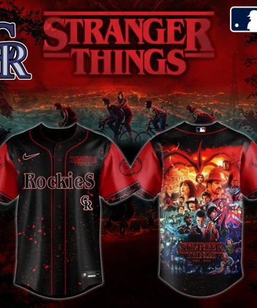 Limited Edition Stranger Things X Rockies Jersey – Ultimate Fan Gear!