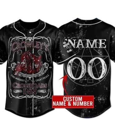 Custom Crowley'S Inn Baseball Jersey – Personalize With Name & Number, Unique Design