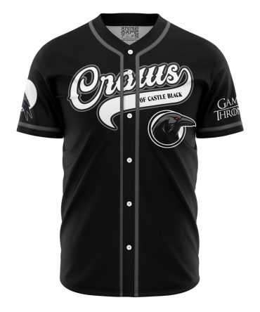Game Of Thrones Castle Black Crow Baseball Jersey - Stylish Fan Apparel