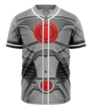 Futuristic Robot Baseball Jersey - Stylish 3D Graphic Shirt For Sci-Fi Fans