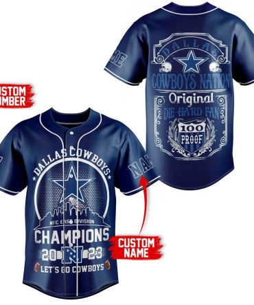 Custom Dallas Cowboys Jersey - Personalized Name & Number Champions 2023 Fan Apparel
