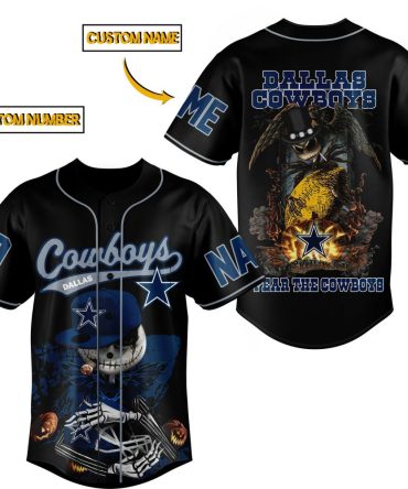Customizable Dallas Cowboys Halloween Jersey - Add Name & Number - Unique Fan Gear!
