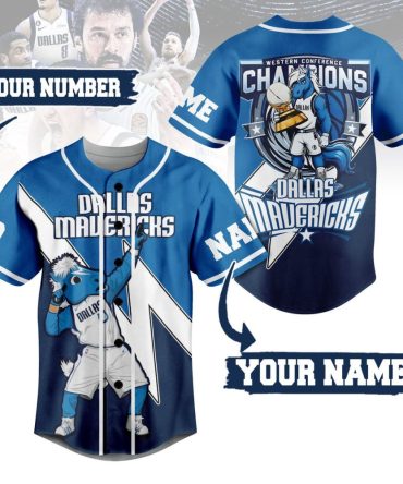 Custom Dallas Mavericks Jersey – Personalized Name & Number – Unisex Fan Apparel
