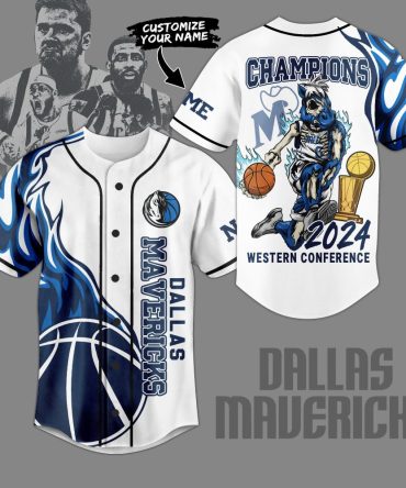 Customizable Dallas Mavericks 2024 Western Conference Champions Jersey - Limited Edition