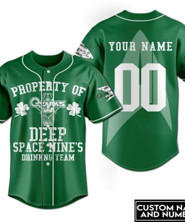 Customizable Deep Space Nine Team Jersey - Personalized Name & Number, Perfect Gift!