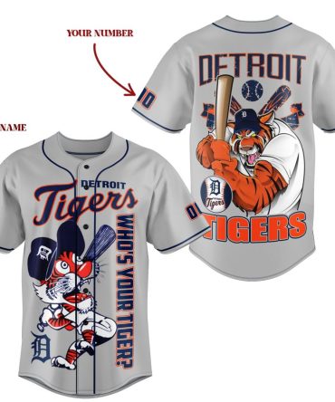 Customizable Detroit Tigers Jersey – Add Your Name & Number For A Unique Look!