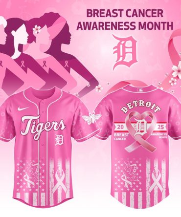 Support Breast Cancer Awareness: Pink Detroit Tigers Jersey - Limited Edition 2025
