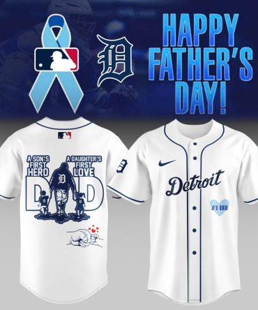 Detroit Father'S Day Baseball Jersey - Perfect Gift For Dad, Son'S Hero & Daughter'S Love - Limited Edition
