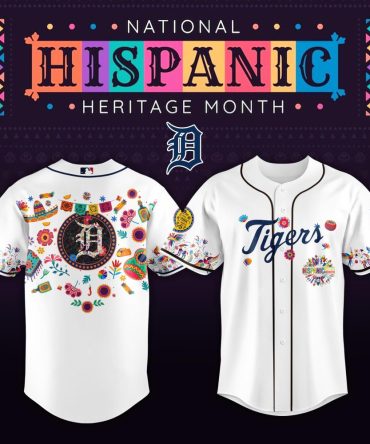 Celebrate Heritage: Limited Edition Detroit Tigers Hispanic Month Jersey – Vibrant Design, Premium Fabric