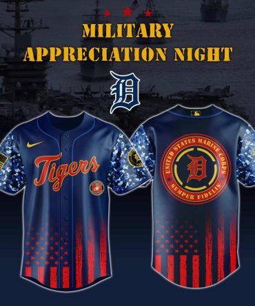 Limited Edition Military Appreciation Baseball Jersey - Honor Marines & Show Your Team Pride!