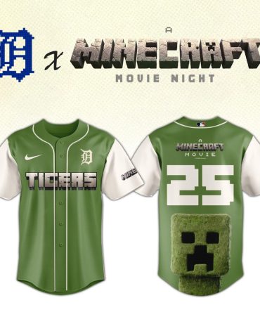 Minecraft X Tigers Limited Edition Jersey - Official Movie Night Gear