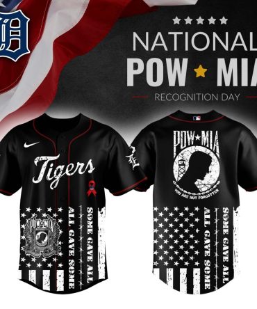 Honor Heroes With Pow Mia Tigers Baseball Jersey - Commemorative Design & Premium Quality