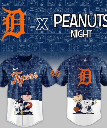 Exclusive Detroit Baseball X Peanuts Night Jersey – Limited Edition Fan Gear!