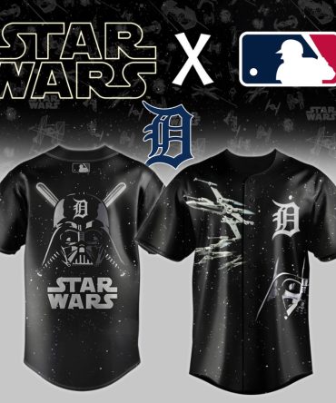 Darth Vader Detroit Baseball Jersey - Star Wars X Mlb Limited Edition