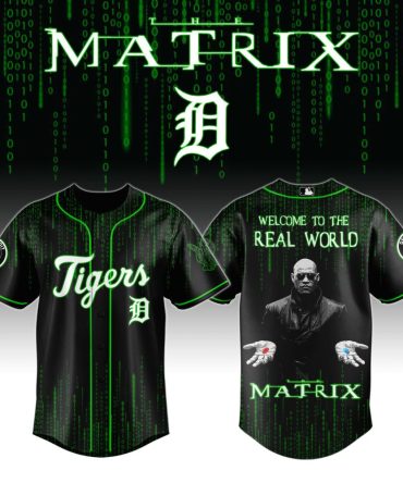 Matrix-Inspired Baseball Jersey - Tigers Design, Premium Quality, Unique Style