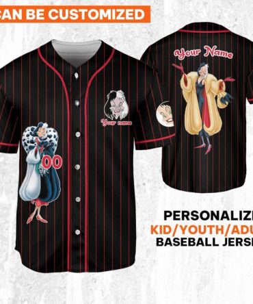 Customizable Baseball Jersey For Kids/Youth/Adults - Unique Design, Add Your Name!