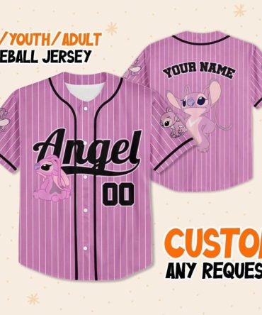 Custom Kids/Adult Pink Baseball Jersey - Personalized Name & Design Available!