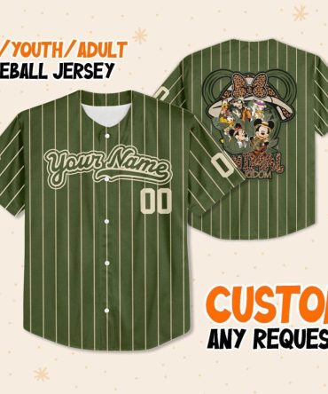 Custom Kids/Adult Baseball Jersey - Personalized Name & Design, Perfect Gift!