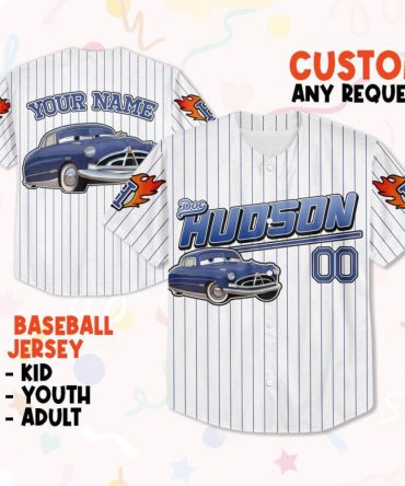 Customizable Doc Hudson Baseball Jersey - Kids, Youth, Adult Sizes - Personalize Your Look!